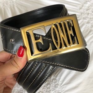 Vintage ESCADA Buckle Designer Belt